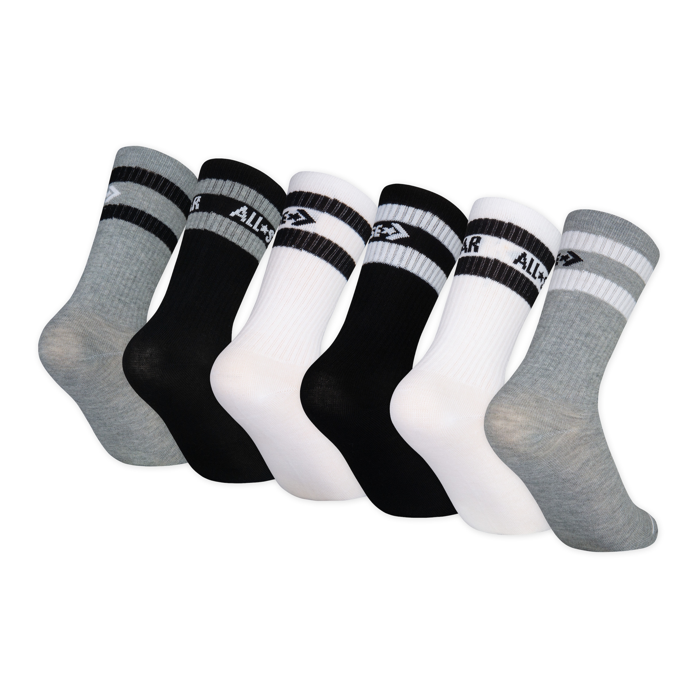 Converse Socken »CHN BASIC WORDMARK CREW 6PK« 6 Stk. tlg. für Kinder