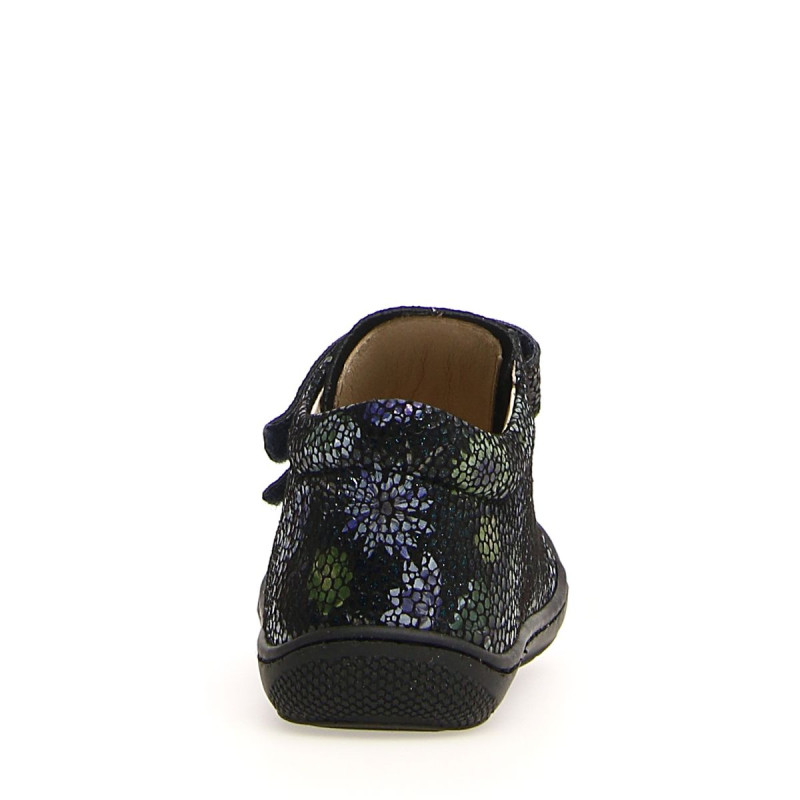 Naturino Naturino Cocoon Supersouple Velcros Marine Fleurs