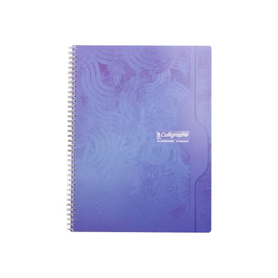 Calligraphe 7000 - Cahier à spirale 24 x 32 cm - 180 pages - grands carreaux (Seyes) - disponible dans différentes couleurs