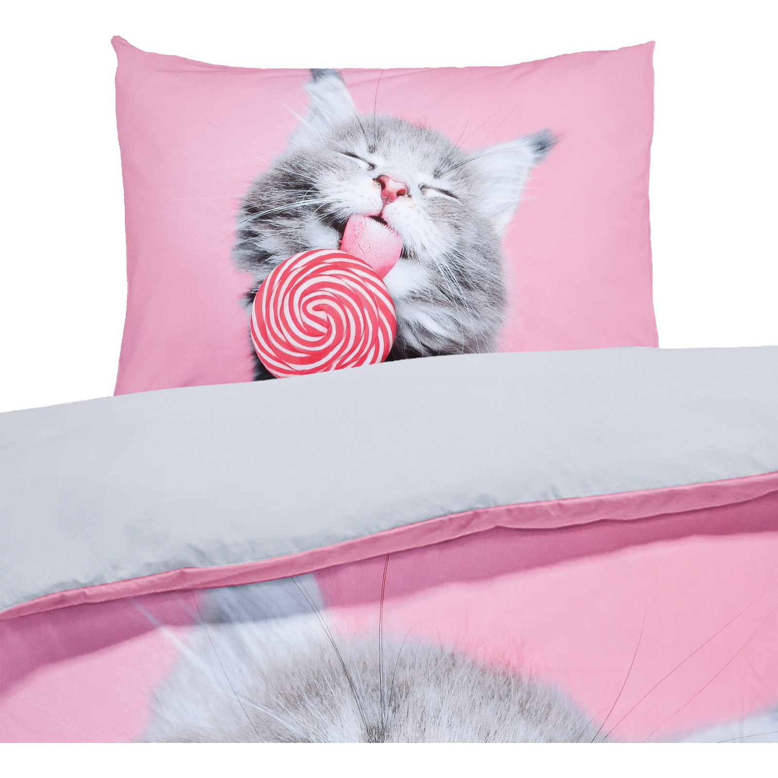 Bettwäsche Micro-Polyester Katze