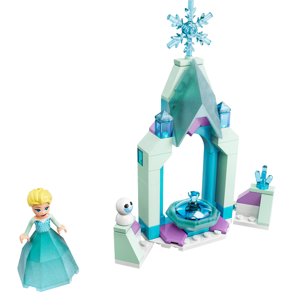 La cour du château d’Elsa LEGO  Princesses 43199