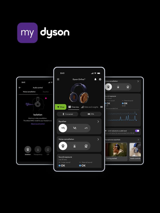 Dyson Ontrac CNC trådløse on-ear høretelefoner (aluminium)