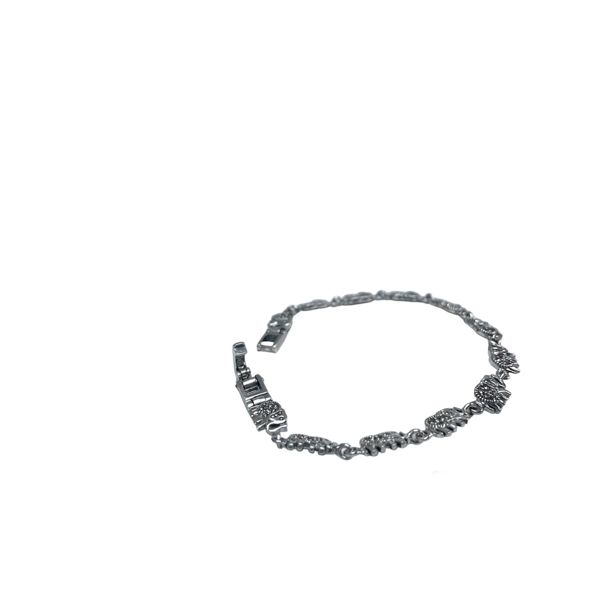 Bracelet éléphant en argent