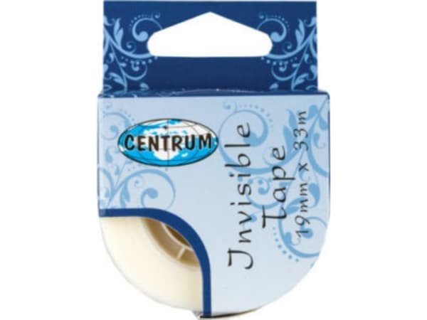 Centrum Office tape 19mmx33m CENTRUM 80149 matt 50mic blisterpakning