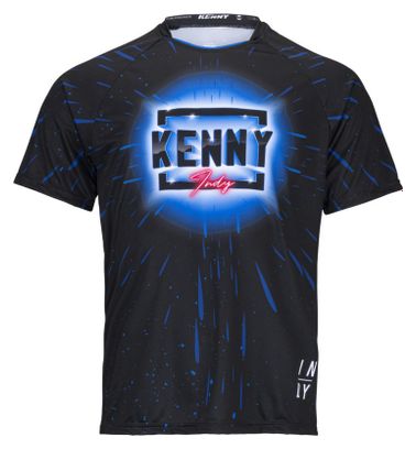 Maillot Manches Courtes Kenny Indy Neon Bleu / Noir