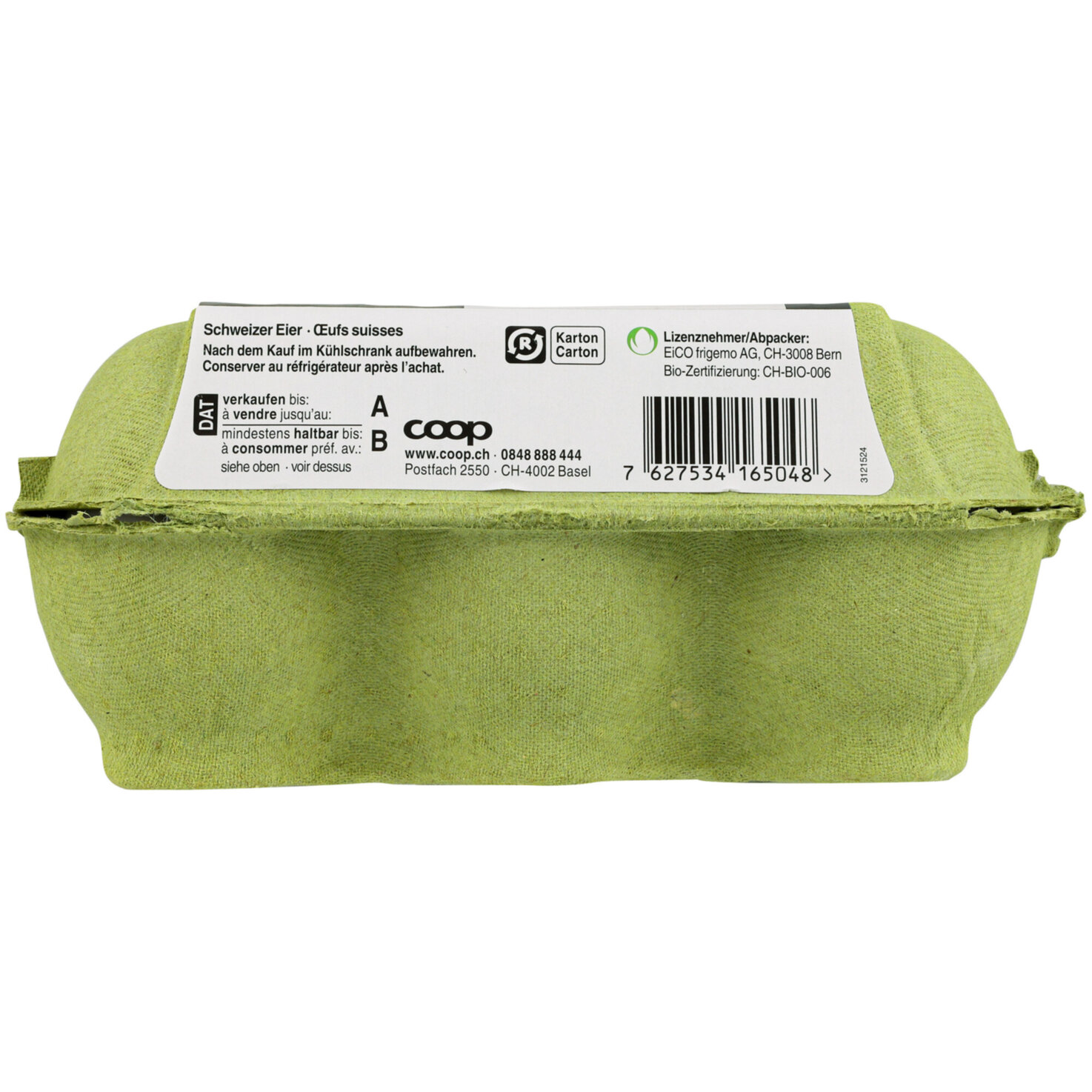 Naturaplan Bio Eier aus Freilandhaltung 60g+ 6 Stück