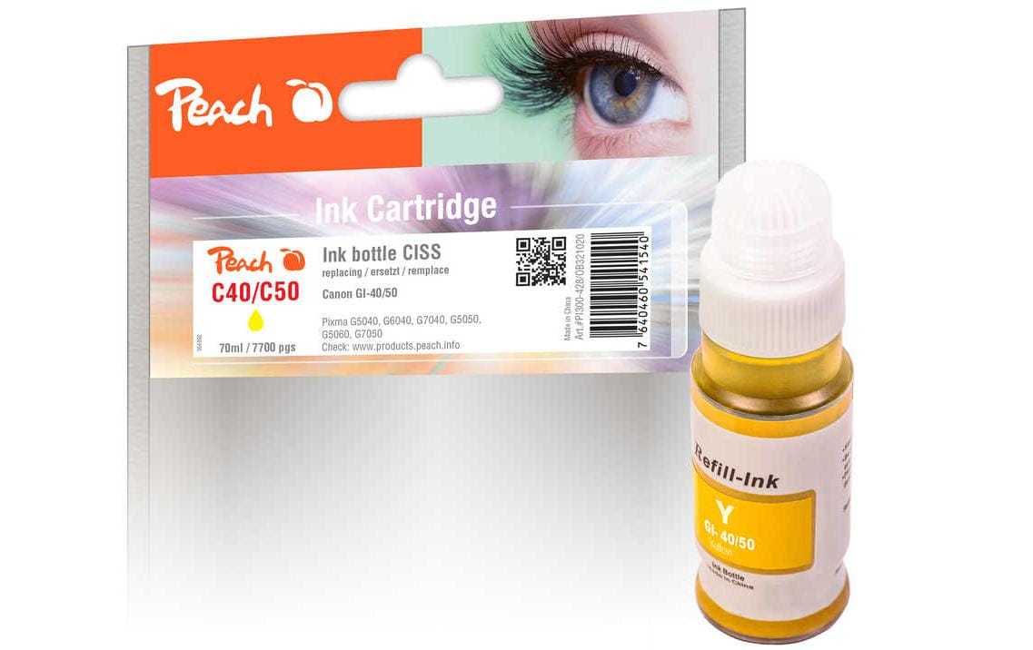 Tinte Canon GI-40/50 YellowTintenkartusche, Yellow