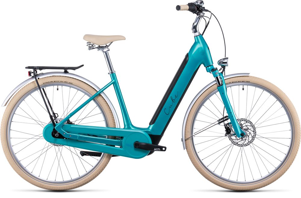Cube Ella Cruise Hybrid 500 Easy Entry aquamarine´n´black kaufen | Bike-Discount