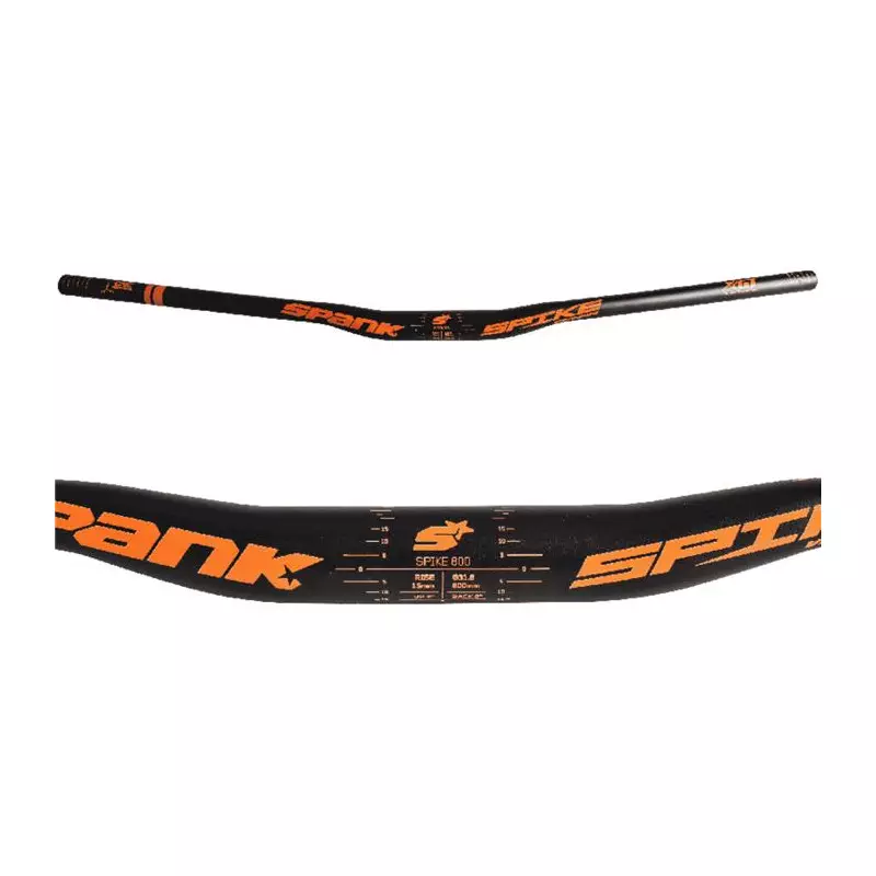 SPANK Cintre Spank SPIKE 800 Vibrocore, rise 15mm, noir/orange