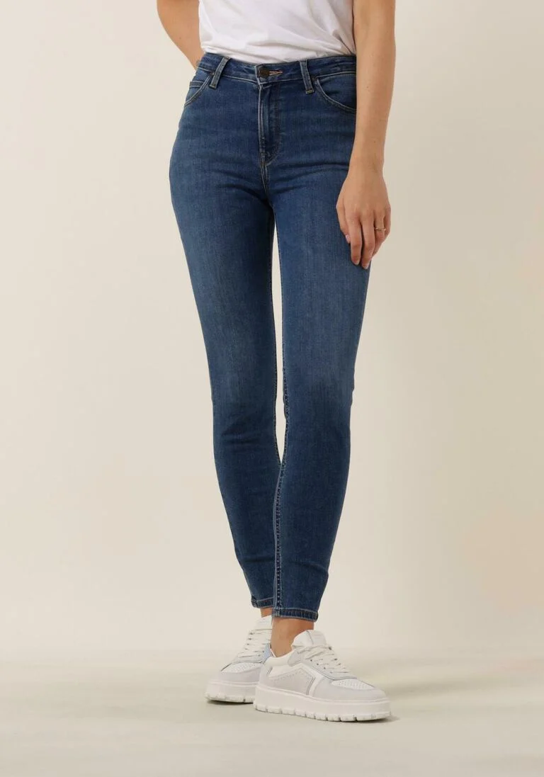 LEE blauwe lee skinny jeans scarlett high