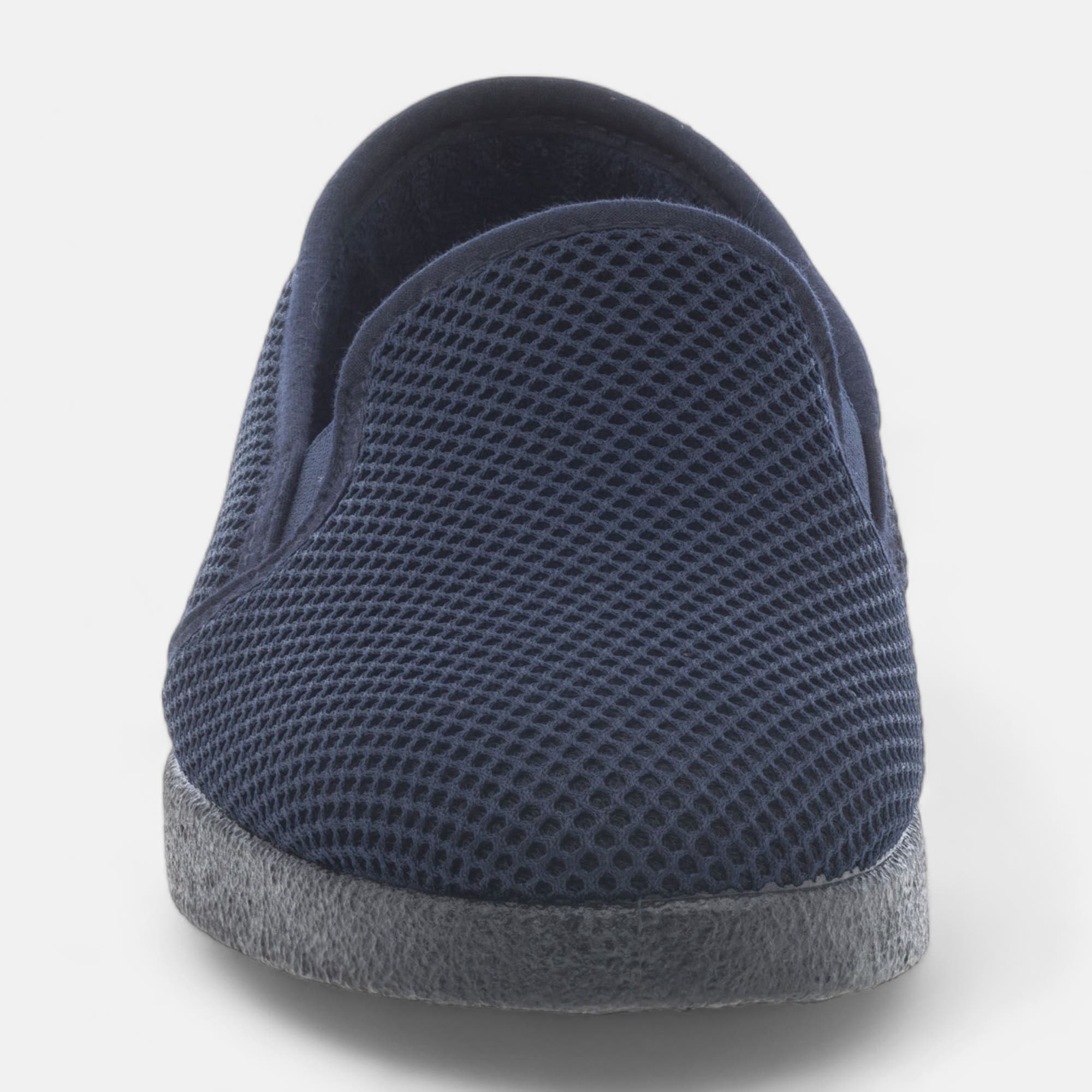 Pantoufles pieds sensibles Homme bleu marine
