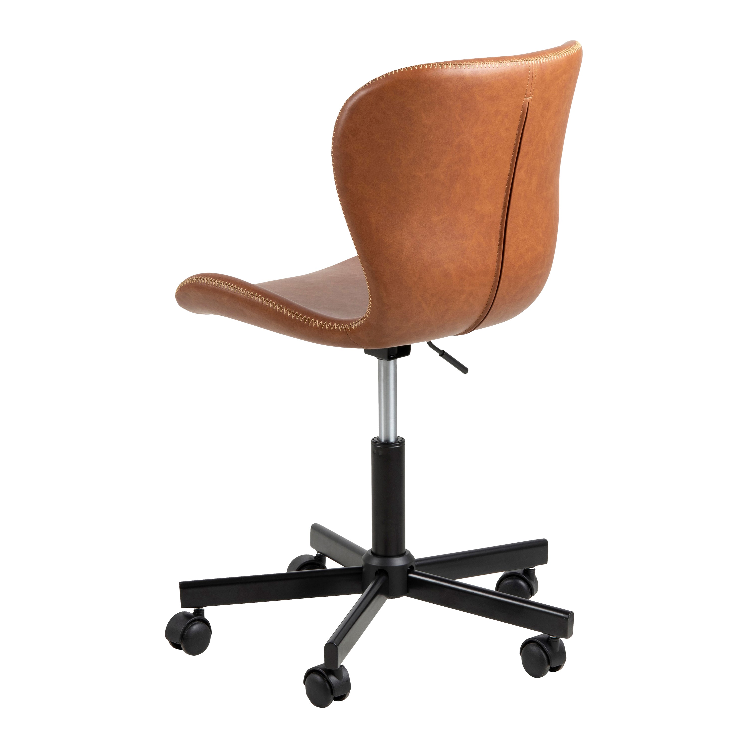 by fonQ basic Tough Bureaustoel - Kunstleer - Bruin