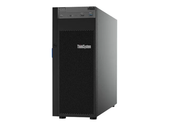 Lenovo ThinkSystem ST250 7Y46 - Server - tower 4U - envejs - 1 x Xeon E-2224 / op til 4.6 GHz - RAM 16 GB - SATA - hot-swap 3.5