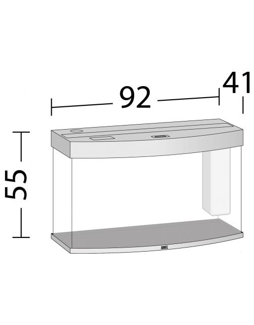 Juwel Aquarium Vision 180 Led 92x41x55 cm - Aquaria