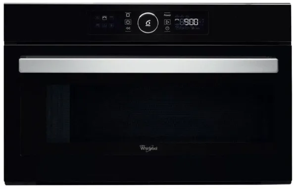 Whirlpool Absolute AMW 730 NB - Mikrobølgeovn med grill - til indbygning - 31 liter - 1000 W - sort