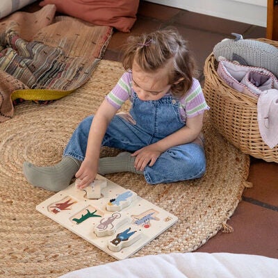 Sebra Knottepuslespill Teeny Toes/Busy Builders