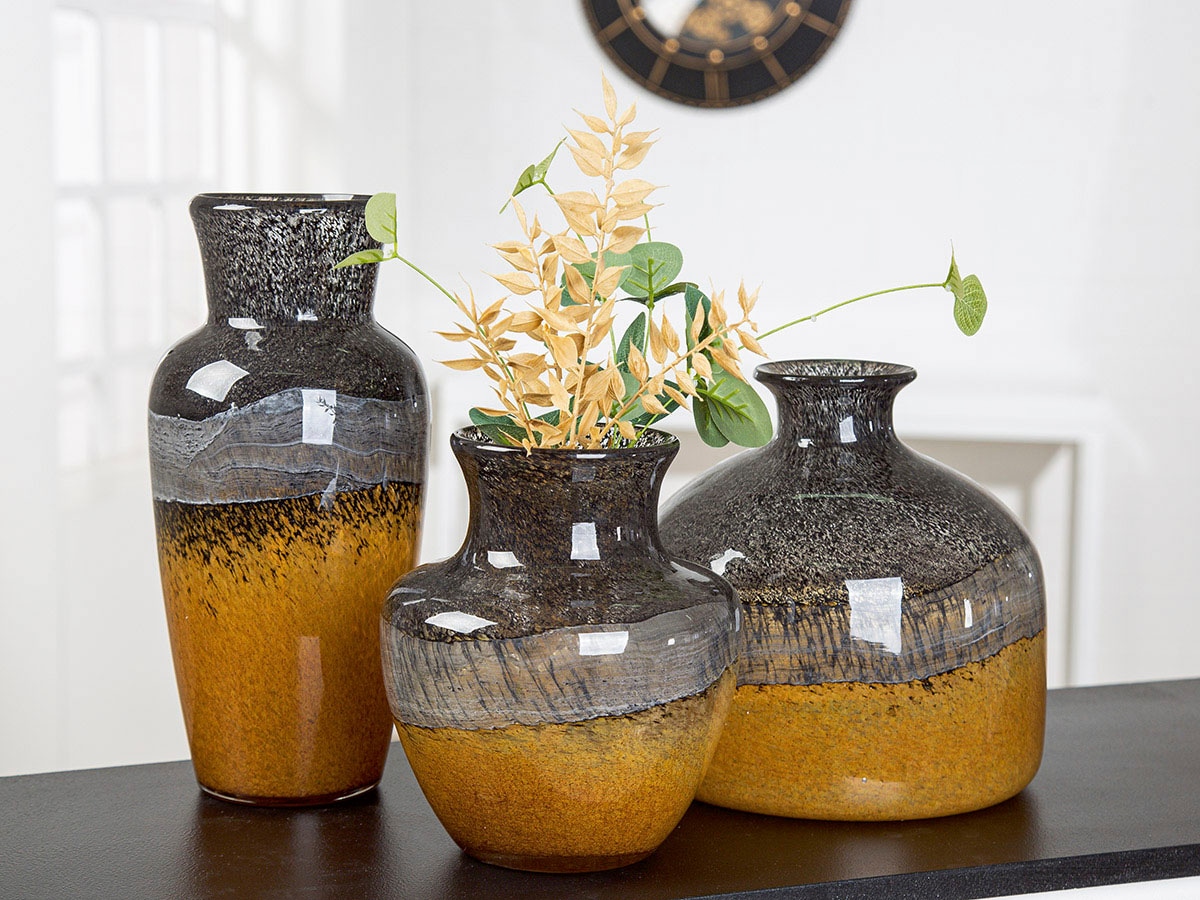 Casablanca by Gilde Tischvase »Honduras, Dekovase« Vase aus durchgefärbtem Glas, Höhe ca. 20,5 cm