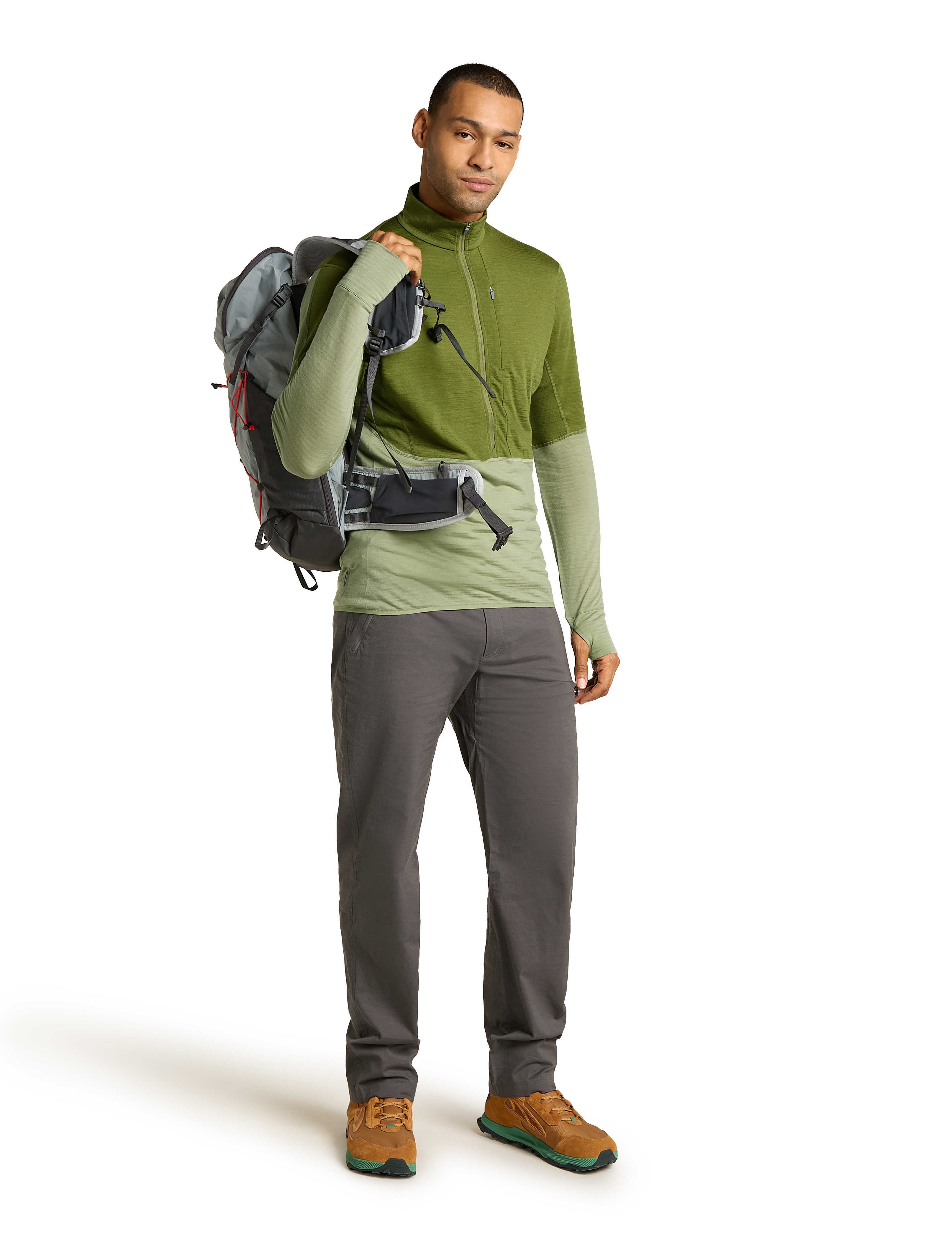 M Merino 200 RealFleece Descender LS Half Zip