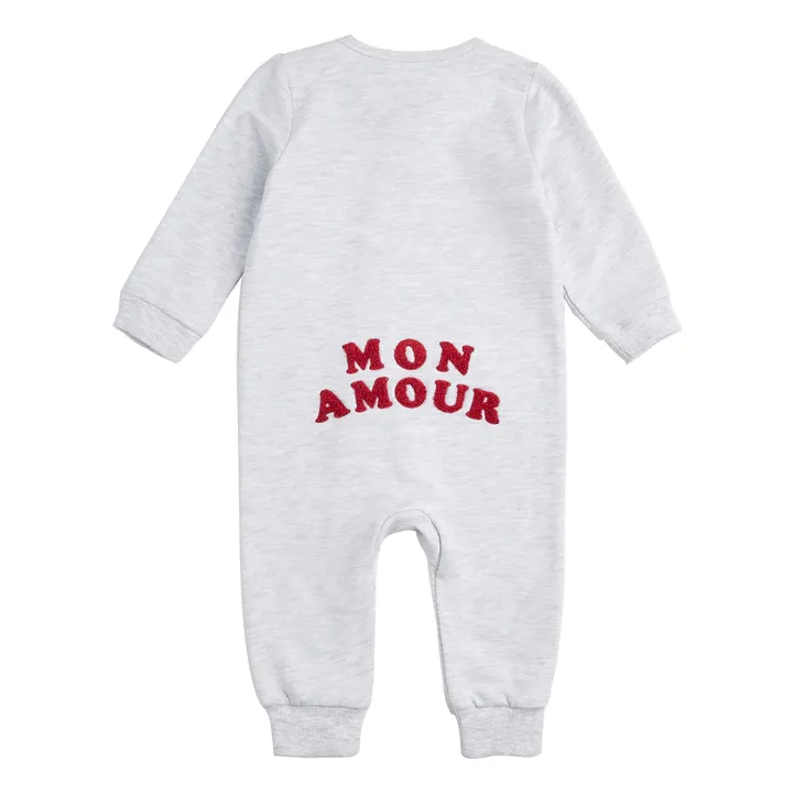 Petit Lem Combinaison Mon Amour | Gris