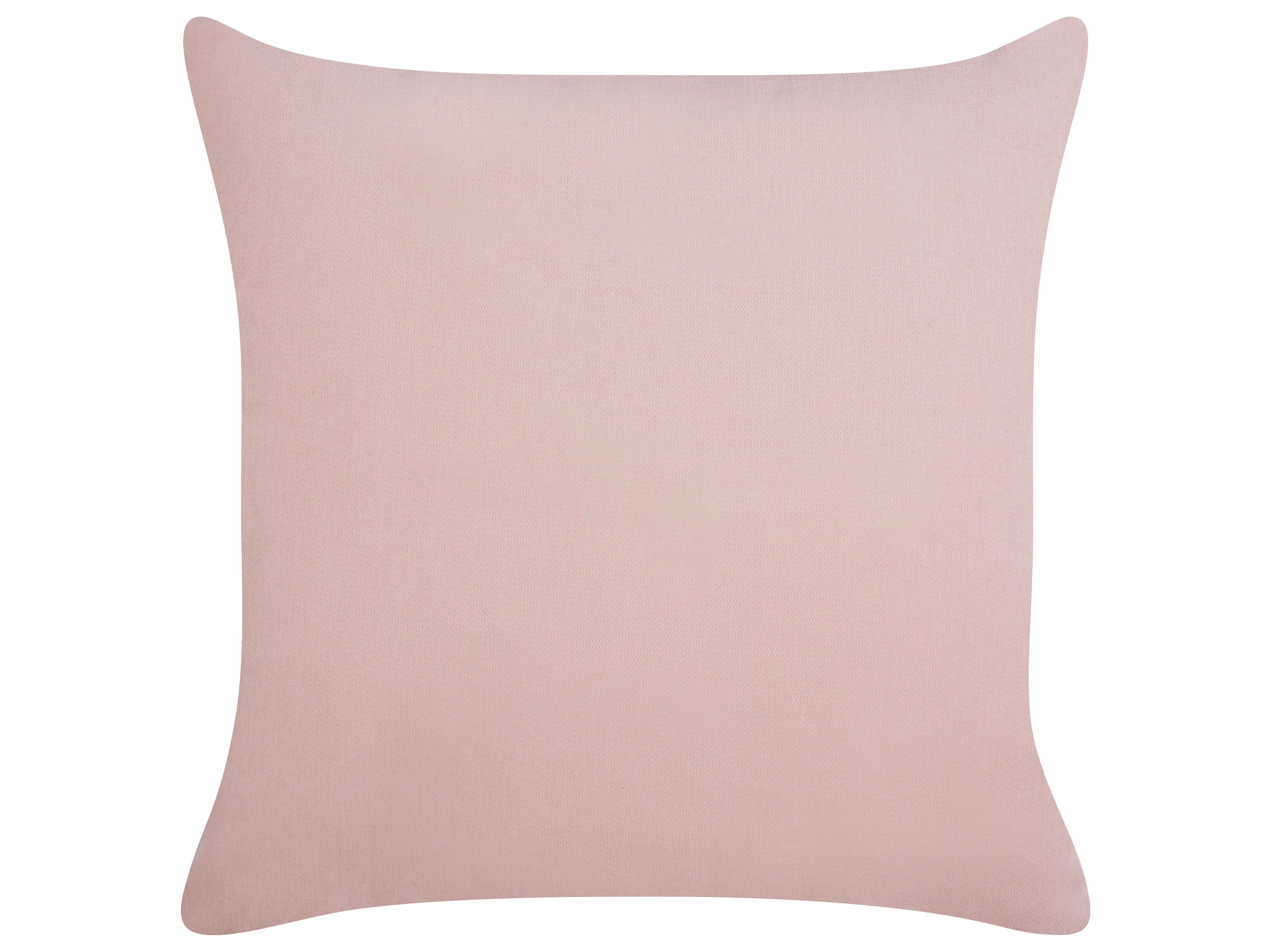 Set van 2 sierkussens BASALIM 45 x 45 cm Beige effen