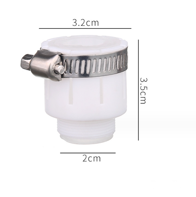 (15cm) Universal Wasserhahn Verlängerung Schwenkbrause Flexibler Aufsatz