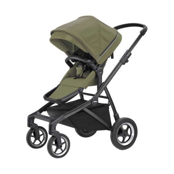 Thule Sleek Kinderwagen - Soft Green On Black