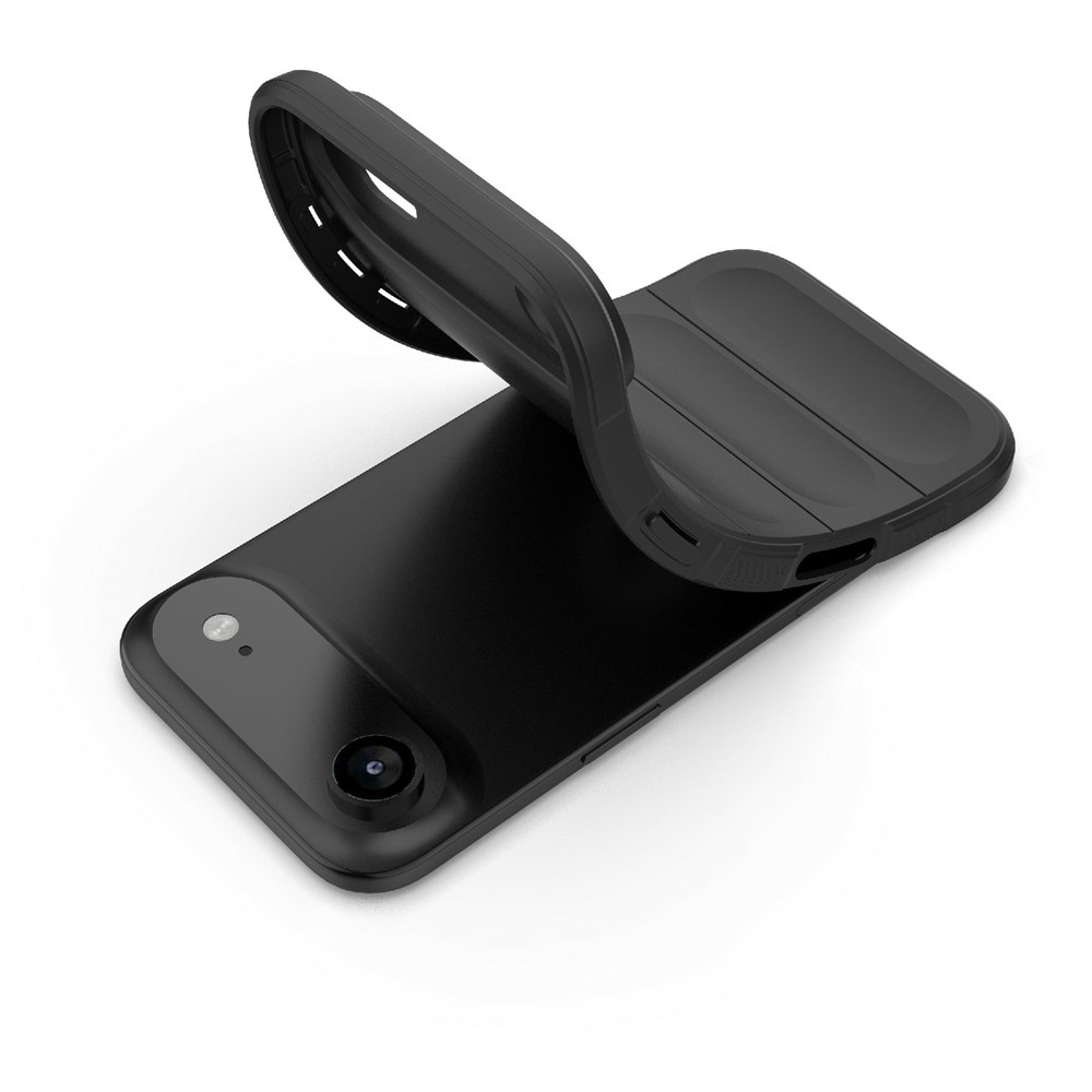 iPhone Air Outdoor Gummi Schutzhülle Anti-Drop - Schwarz