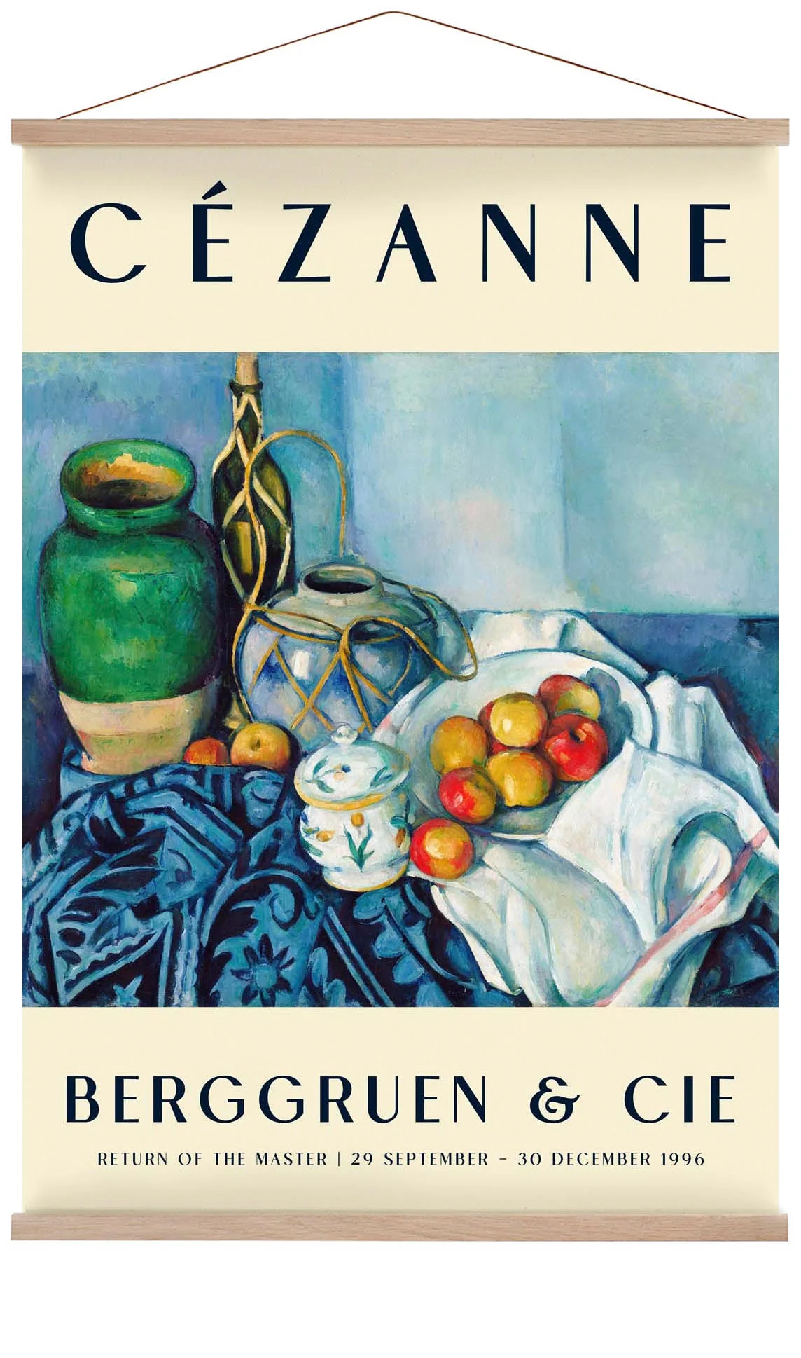 Stillleben mit Äpfeln Kunstausstellung von Paul Cézanne