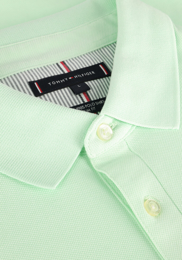 TOMMY HILFIGER mint tommy hilfiger polo 1985 slim polo