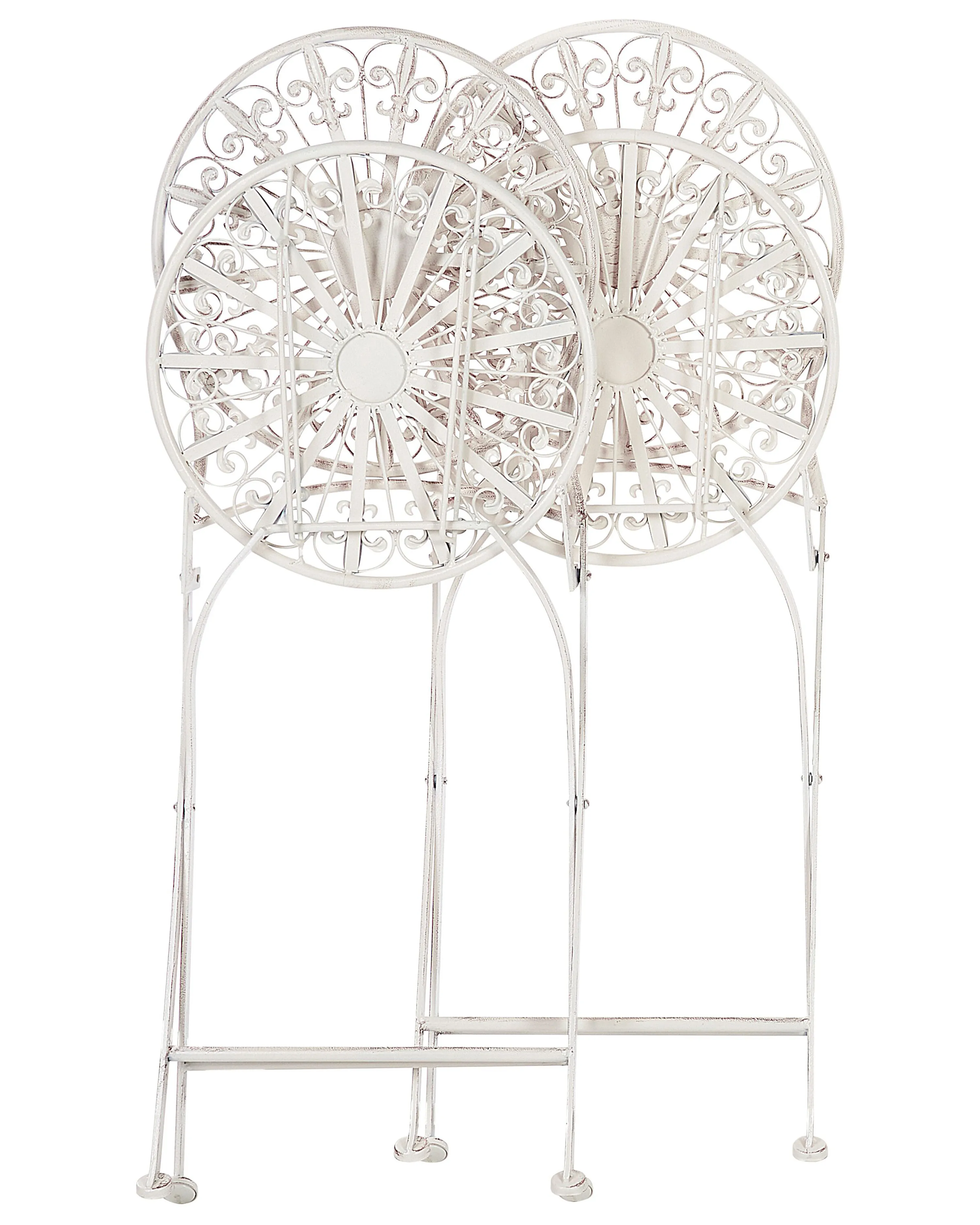 Set van 2 tuinstoelen SCAFA Metaal Wit
