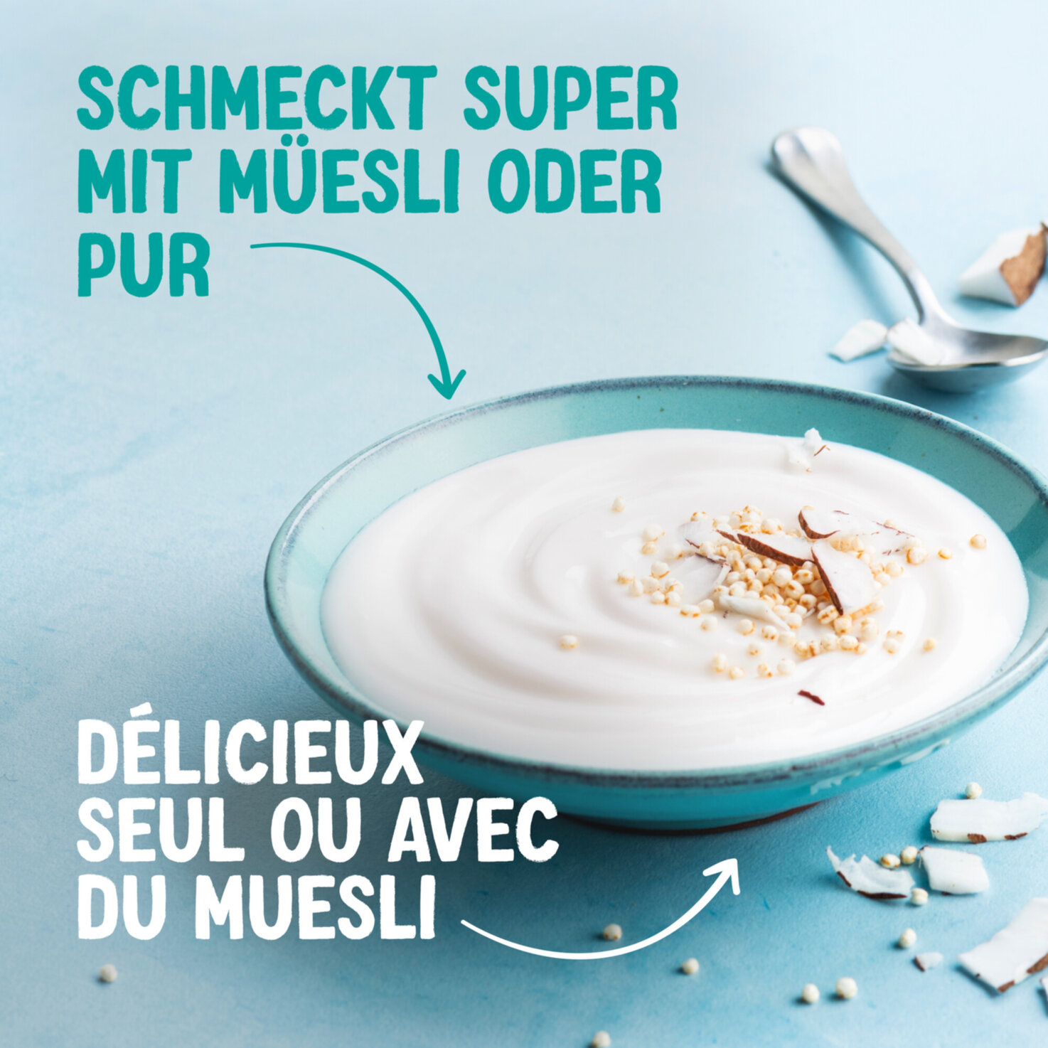 Alpro Soja-Joghurtalternative Natur mit Kokosnuss