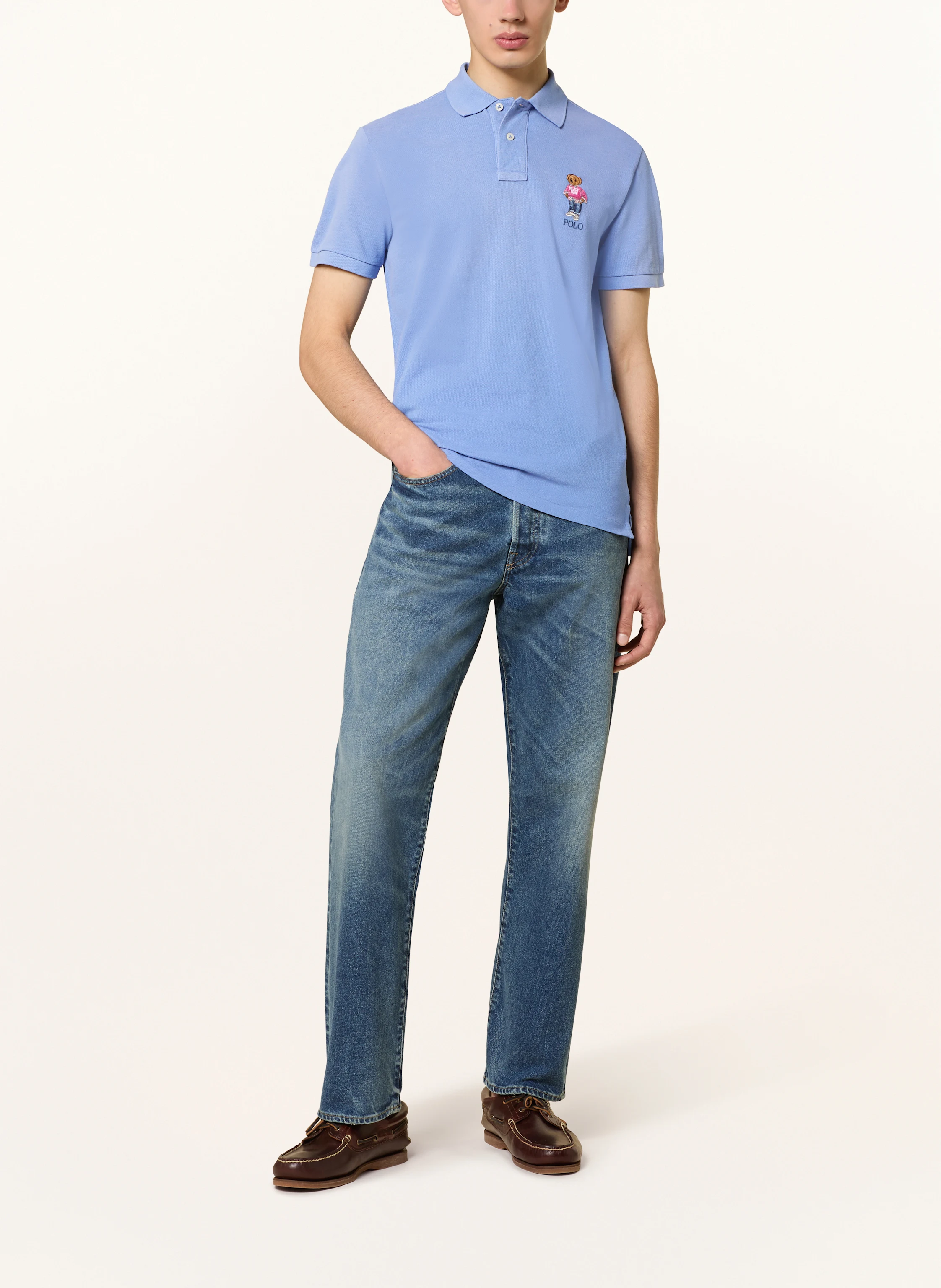 POLO RALPH LAUREN Piqué-Poloshirt Custom Slim Fit