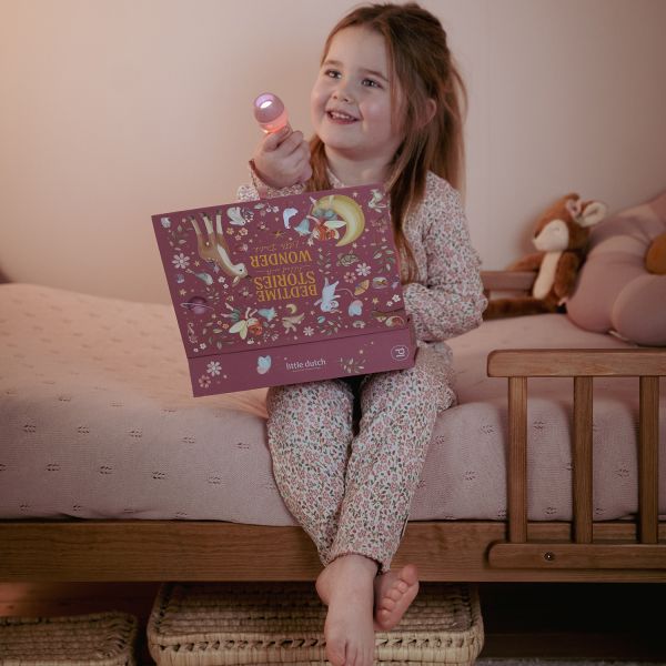 Little Dutch Verhalen Projector Zaklamp - Roze