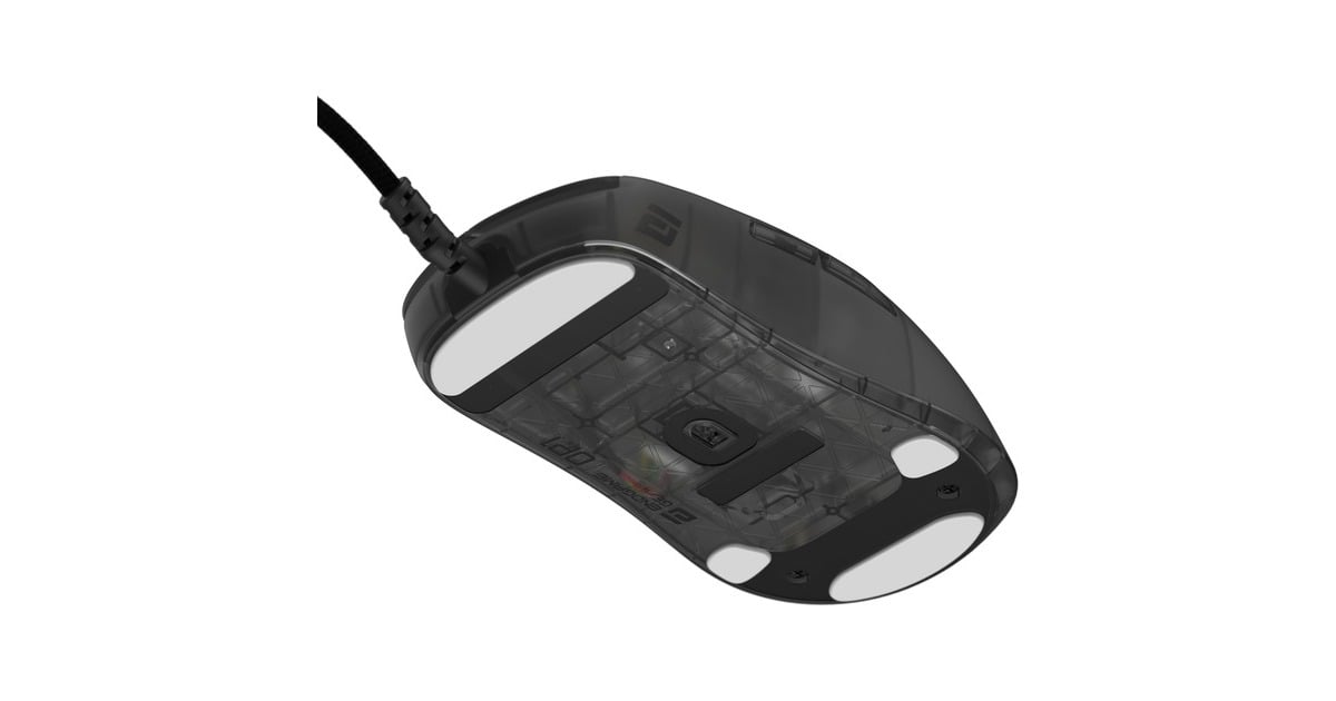 Endgame GearOP1 RGB Gaming Muis - Dark Frost  (Zwart/transparant, 50 - 26.000 DPI, RGB led)