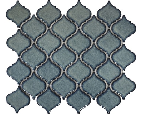 Keramisch mozaïek CLP3BG Florentijns blauw glanzend 29,3x24,5 cm