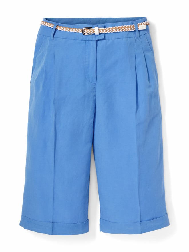 Leinenmix Bermudas