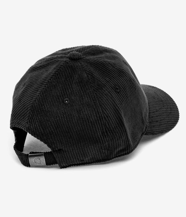 Carhartt WIP Harlem Corduroy 6 Panel Cap (black wax)
