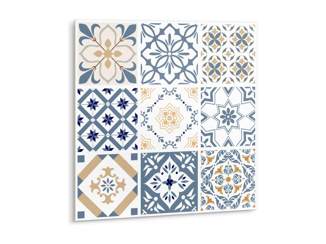 Carrelage autocollant - vinyle - Mosaïque ornementale 9x30x30