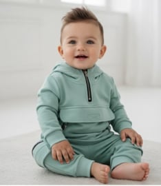 Pocket & Zipped set - mintgroen