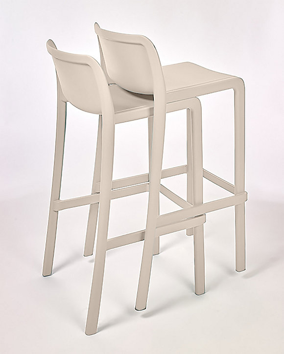 Tabouret de jardin haut Attic sablé