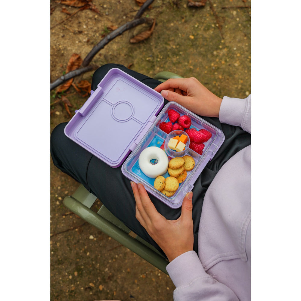 Køb Yumbox Lavande Purple / Unicorn Tray Snack Size Bento Madkasse