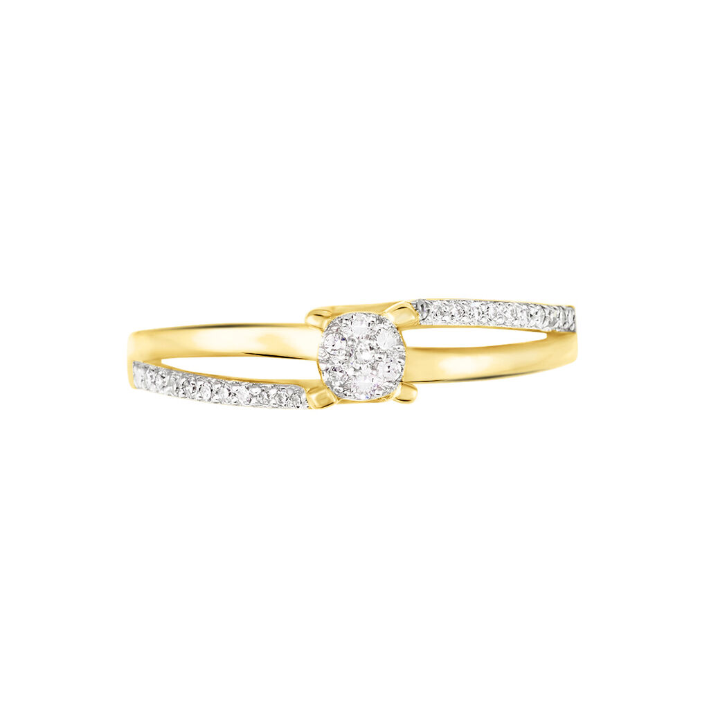 Bague Josane Or Jaune Diamant