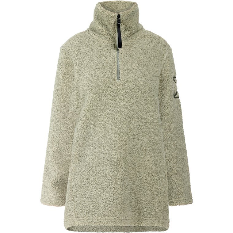 Didriksons Marina Wns Half Zip Wilted Leaf