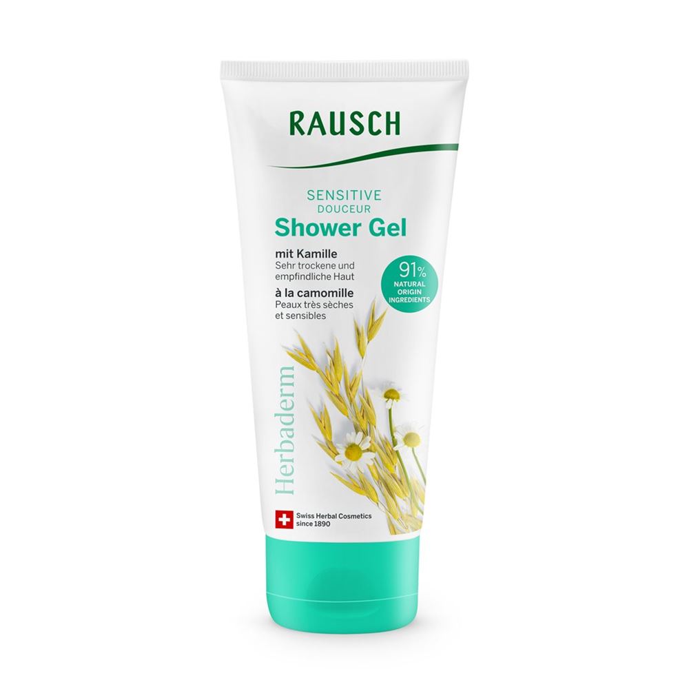 RAUSCH Sensitive Shower Gel<br>200 ml, Flasche, Gel, mit Kamille