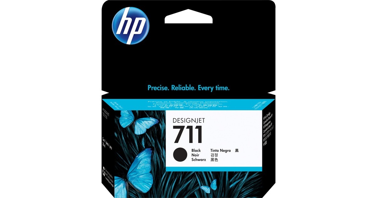 HP711 zwarte inktcartridge, 38 ml (CZ129A)