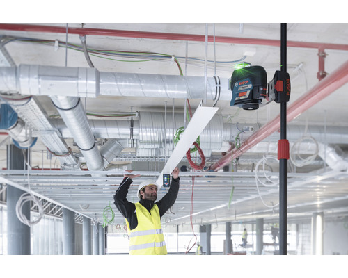 Bosch Professional LR 7 laserontvanger inclusief 2 x AA batterijen en accessoireset