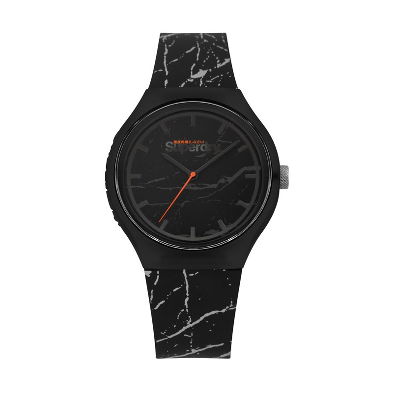 Montre Superdry en Silicone Homme Noir