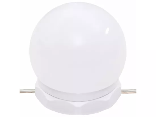 Coiffeuse avec LED Blanc brillant 74,5x40x141 cm