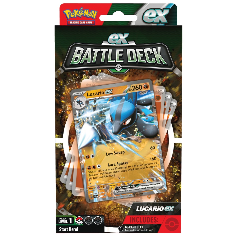 Pokémon Lucario Ampharos EX Kampfdeck
