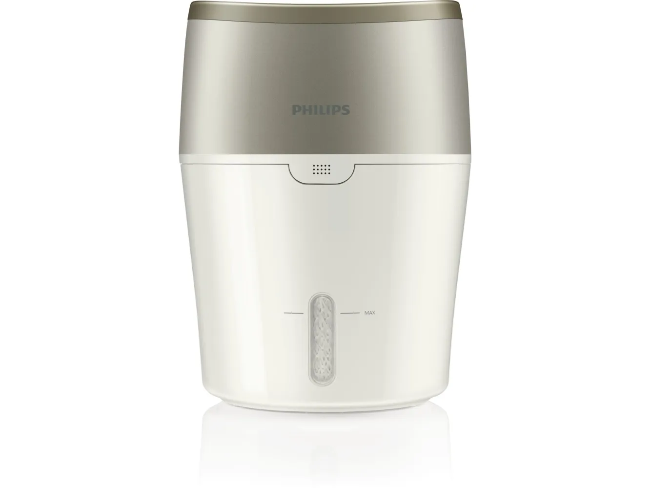 Philips HU4803 - Luftfugter - mobil - østers metallisk/hvid